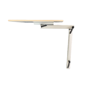 Table pivotante (pied + plateau bois)