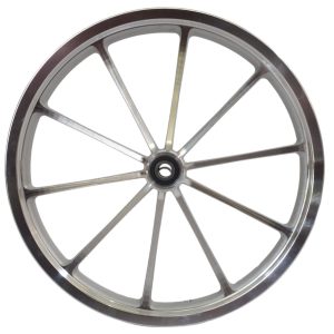 Jante alu 17&prime; 10 bâtons avec roulements S6204 2RS inox
